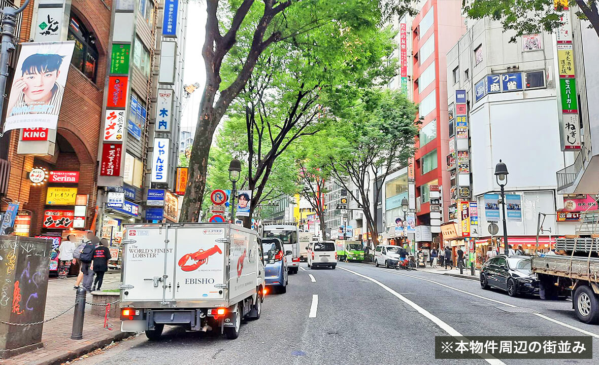 渋谷道玄坂借地権付商業ビル案件