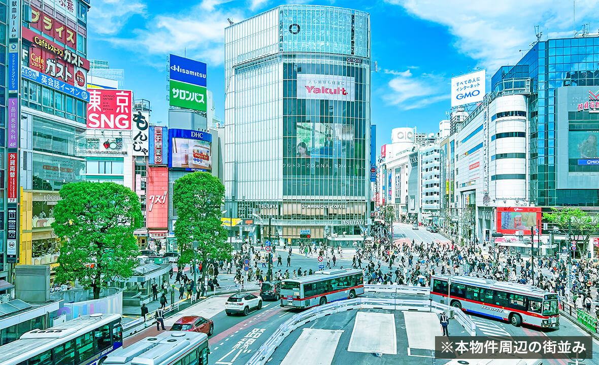 渋谷道玄坂借地権付商業ビル案件